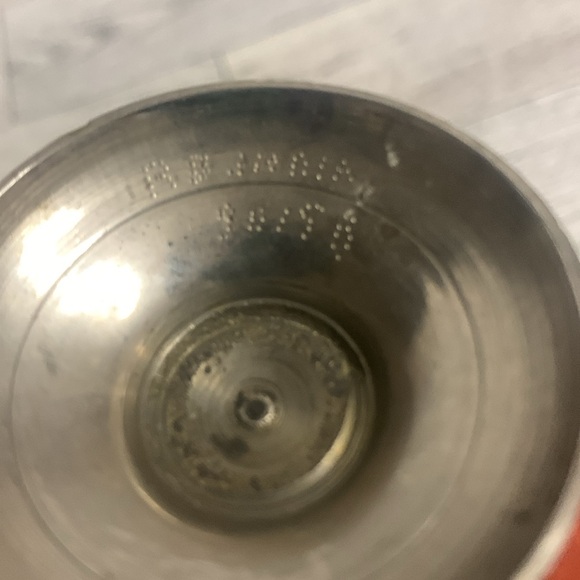 Vintage Hand Etched Mini Pitcher signed Arabia and numbered on bottom - Picture 4 of 6